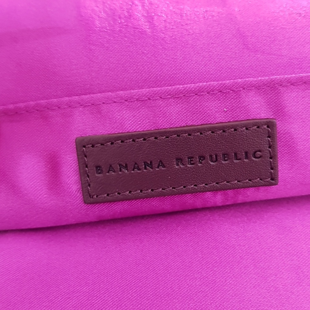 Multicoloured banana republic clutch